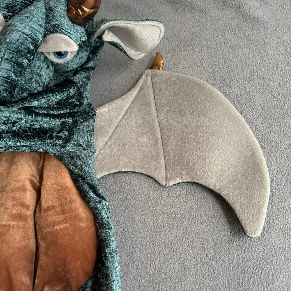 FAO Schwartz Dragon Costume Kids 3T Blue‎ Green Fantasy Theater Halloween